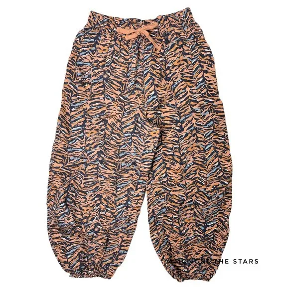 Free People Movement Zephyr Funky Print Balloon Baggy Drawstring Pants - Picture 5 of 9